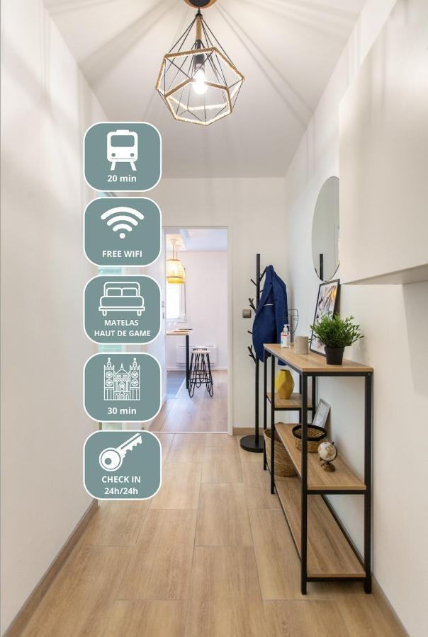 L'Estrade D'Amiens - Studio Atypique Et De Standing - Wifi Haut Debit - 2P 外观 照片